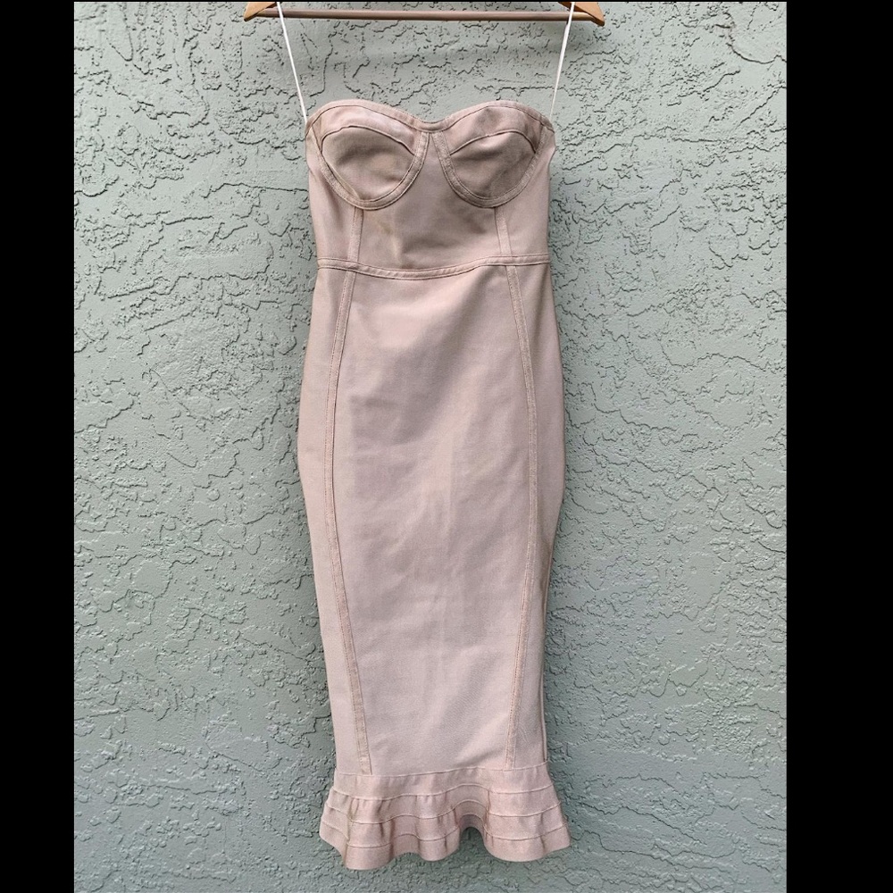 PrettyLittleThing Champagne Dress
